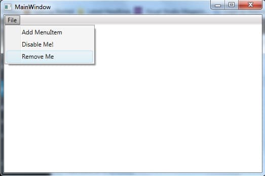 Creating a Dynamic WPF Menu : Part 3