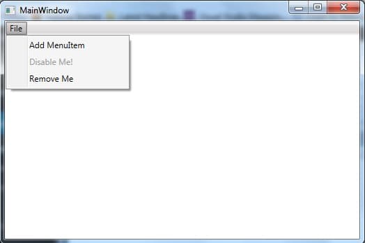 Creating a Dynamic WPF Menu : Part 2